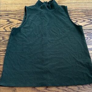 Loft Sleeveless Green Top